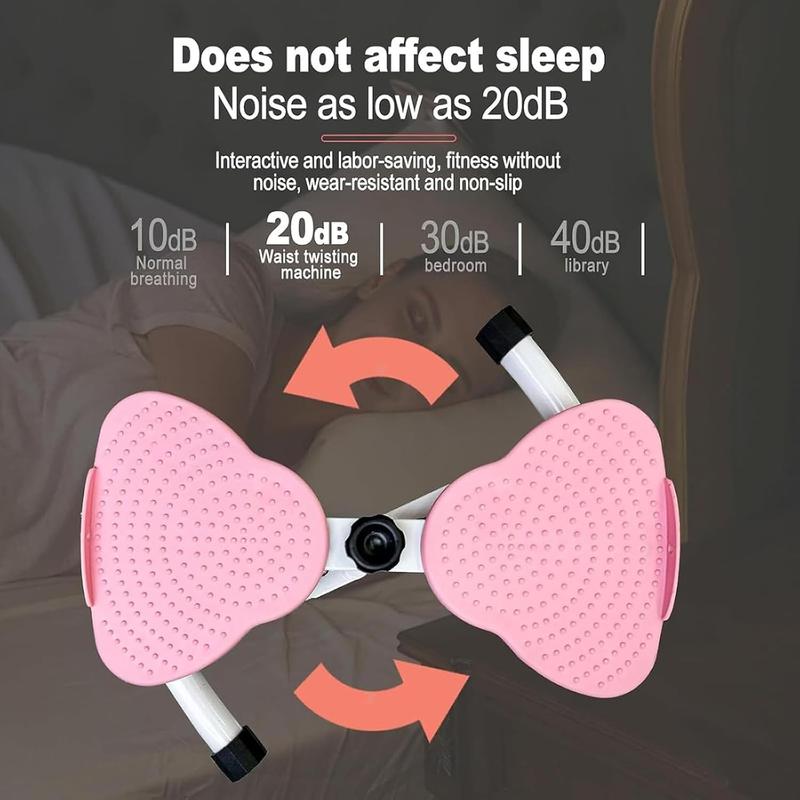 Home Gym Ab Waist Twister 300lbs Weight Capacity Silent Anti Slip Twist Board Core Training Waist Platform Indoor Fitness Essential Exercise Tool