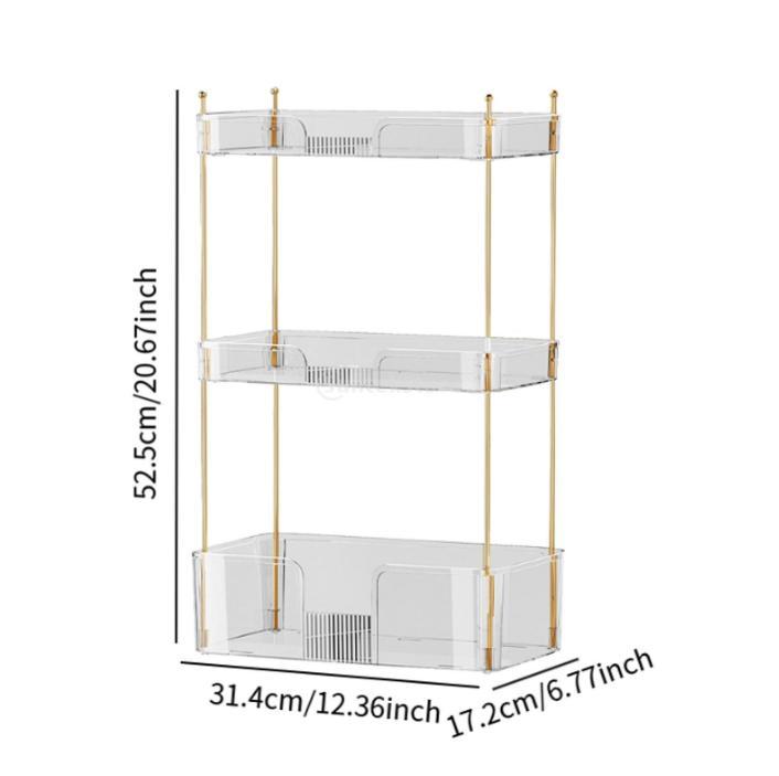 3-Tier Metal Fruit Vegetable Storage Basket with Hooks, Space-Saving Kitchen Organizer for Countertop, Pantry, Bathroom, Heavy Duty & Rust-Proof Design, Instantly Declutter Your Home! ,Deals for you days