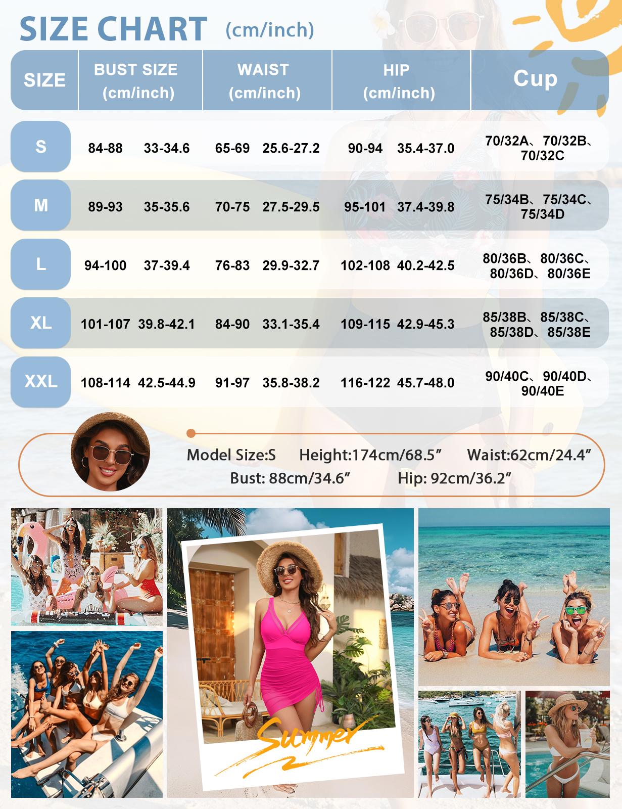 UMIPUBO Womens One Piece Swimsuit Tummy Control Bathing Suit V Neck Slimming Swimwear Sheer Mesh Swim Dress Sarong Wraps