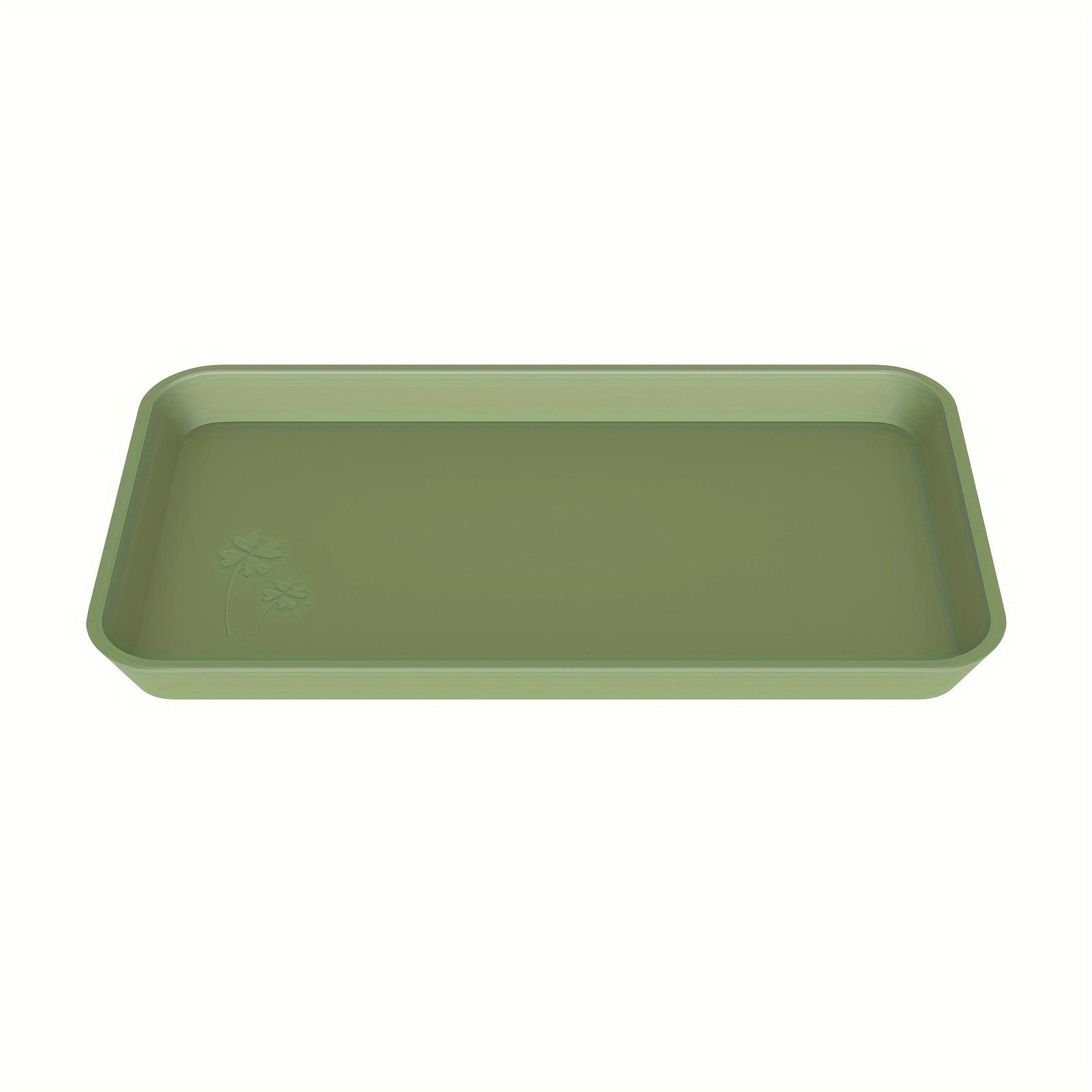Bathroom Vanity Tray ,Silicone Bathroom Trays for Counter, Perfume Key Trinket Ring Tray, Decor Soap Dispenser Countertop Tray for Kitchen Sink Organization,Countertop and Vanity Tray,Shatterproof Kitchen and Bathroom Trays , Perfume Key Tray
