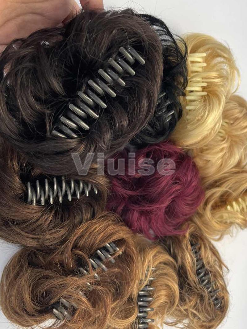 Real Human Hair Claw Chignon Messy Bun Claw Clip Hair Piece Wavy Curly Hair Bun Ponytail Extensions for Women Blonde Hair Ponytail Brown Ponytail Hair Daily Hair Buns Add Volume For Women Real Human Hair Claw Chignon Messy Bun Claw Clip Hair Piece Wavy Curly Hair Bun Ponytail Extensions for Women Blonde Hair Ponytail Brown Ponytail Hair Daily Hair Buns Add Volume For Women