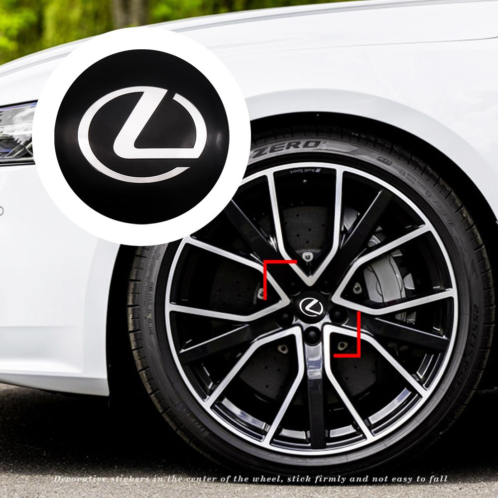 Lexus Wheel Center Cap Decal Sticker, Car HUB Decoration Patch, Wheel ...