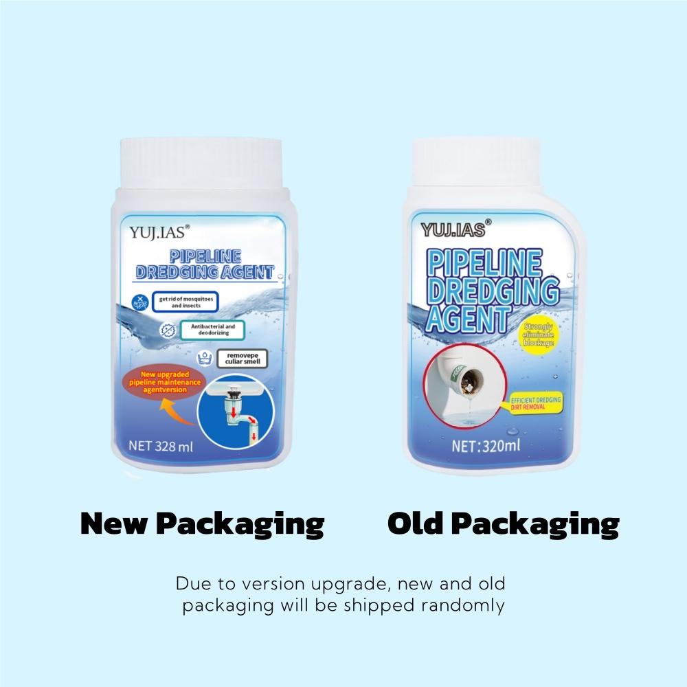 YUJIAS Pipe Cleaning Agent for Kitchen & Toilet   For Routine Maintenance & Minor Clogs | Powder Formula | 328ml
