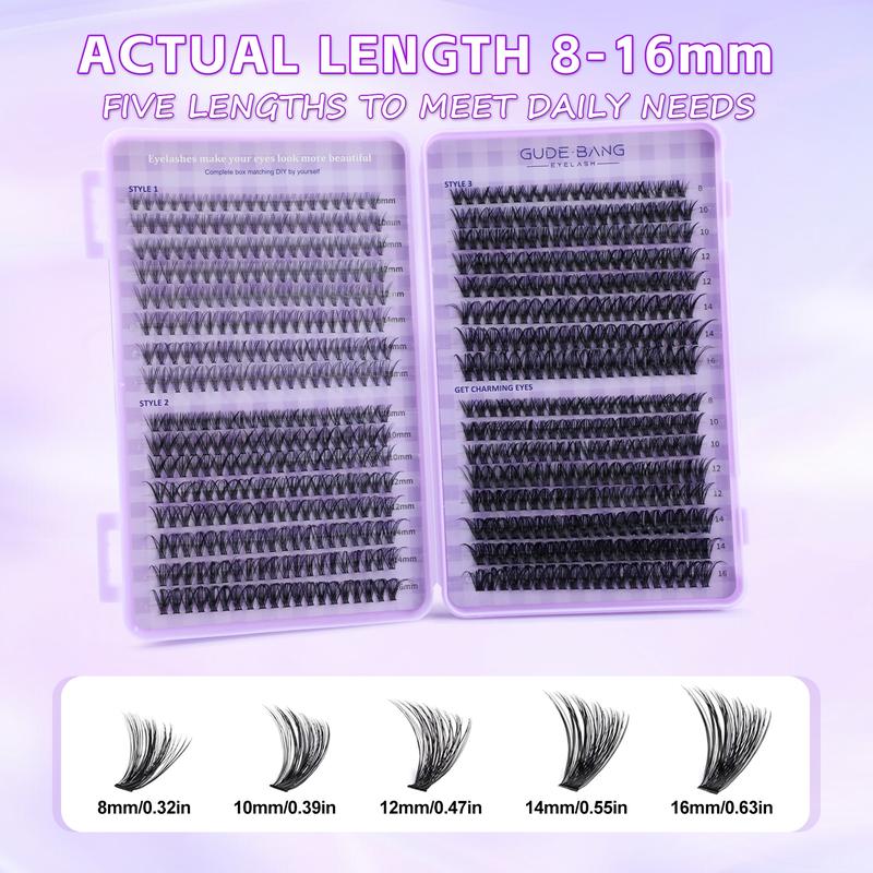 DIY Eyelash Extension Kit, Large Capacity, Multiple Styles, Professional and Beginner Friendly, Easy Home Use, Full Set Lashes Starter Kit DIY Eyelash Extension Kit, Large Capacity, Multiple Styles, Professional and Beginner Friendly, Easy Home Use, Full Set Lashes Starter Kit