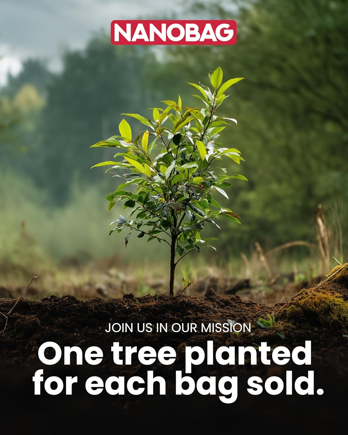 Nanobag Standard - Ultralight, Foldable, Reusable Shopping Tote Bag for Groceries, Travel & Daily Use