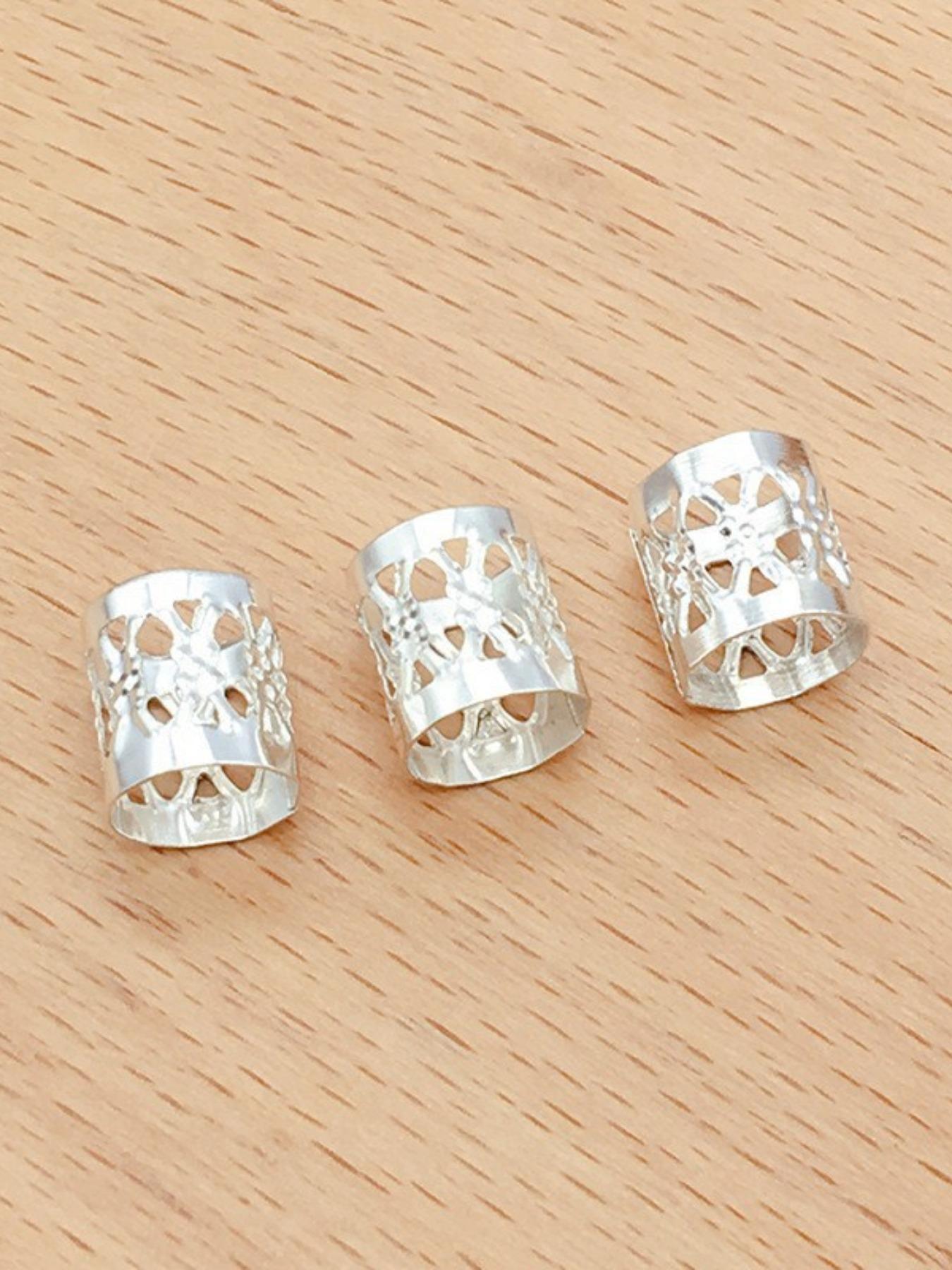 50 Pcs Set Braided Hair Rings, Fashion Unique Hair Clips, Perfect for Holidays, Beaches, Summer, Daily Wear