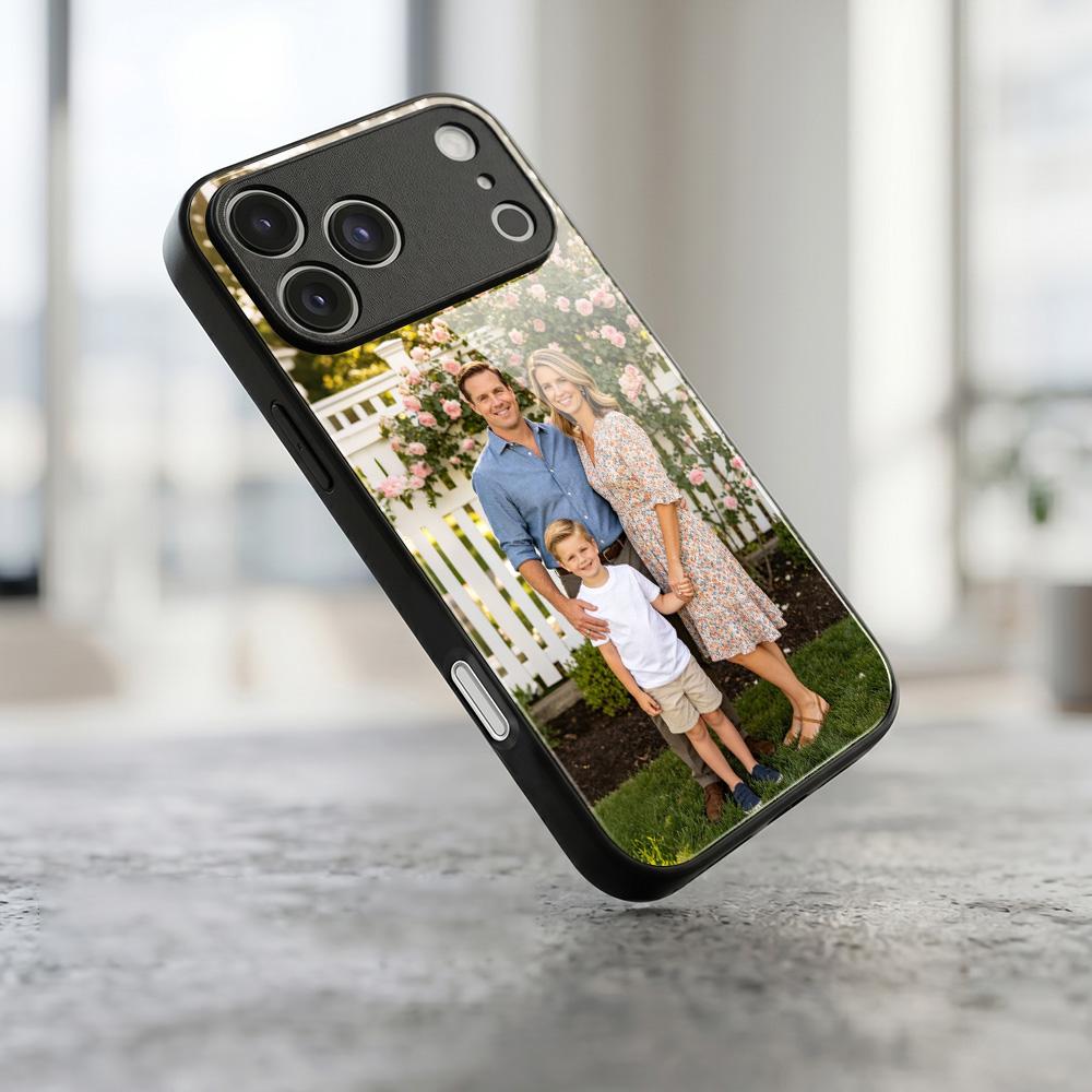 Custom Photo Cellphone Casing - Multi-Model Protector for iPhone 17 Pro Max,16 Pro Max,15 Plus,14,13 Pro,12,11 & Samsung S26,S25,S24,S23,S22,S21,A56,A55,A54,F14 & Other Devices, Glass-Like Touch Customizable Cover Accessory, Accessories