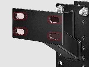 Nilight Spare Tire Carrier Trailer Spare Tire Mount Boat Trailer Carrier Bracket Utility Trailer Accessories Fits 4 & 5 & 6 Lugs Trailer Wheels on 4" 4.5'' 4.75'' 5'' and 5.5'' Bolt Patterns 150 Lbs