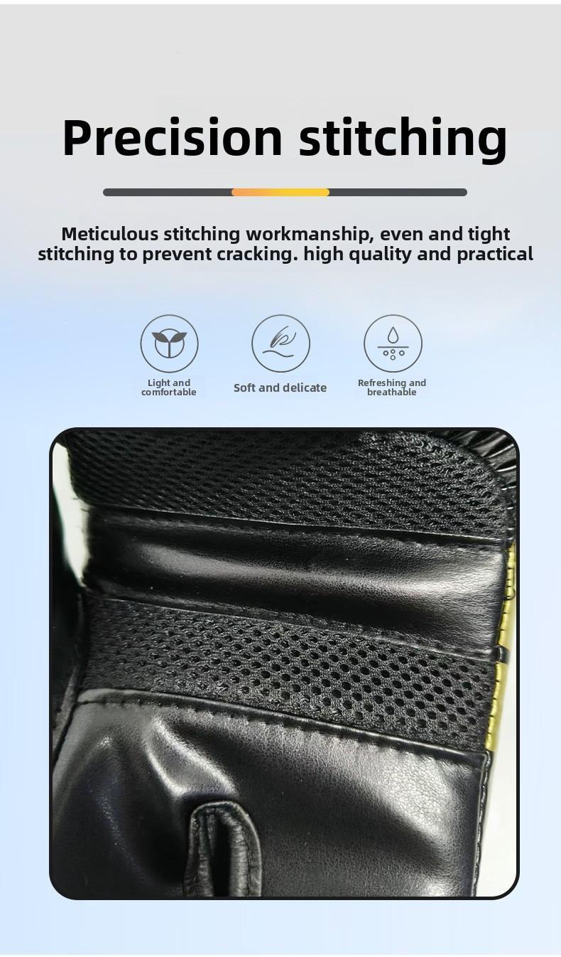 Premium Boxing Gloves For Training Sparring Competition Punching Bag Workouts Kickboxing Muay Thai MMA Sanda Martial Arts Home Gym Fitness Classes Indoor Ring Sessions For Men Women Youth Kids Boys Girls Shock Absorption Breathable Mesh Wrist Support Comf