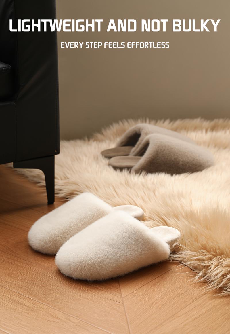 YASSIA Women's Fuzzy Cozy Plush Slippers | Anti-Slip Warm Winter House Shoes for Indoor & Outdoor