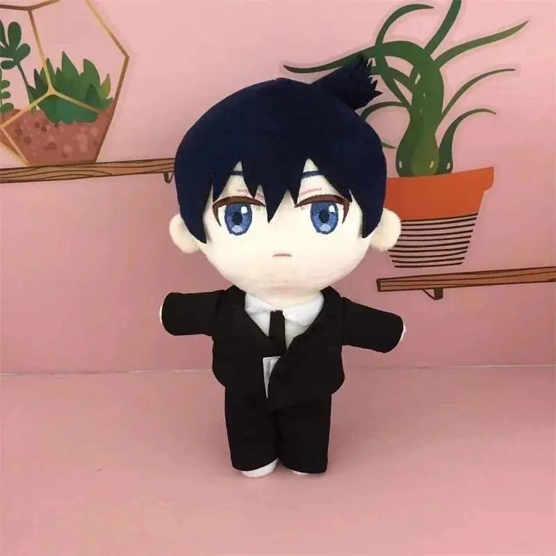 Anime Hayakawa Aki Cosplay Plush Doll Toy 20cm Chainsaw Man Cute Soft Stuffed Pillow Birthday Gift