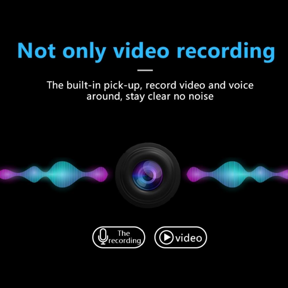 Mini WiFi Camera Smart Infrared 1080P HD Night Vision FunctionSupports Motion Sensing and Multi Use