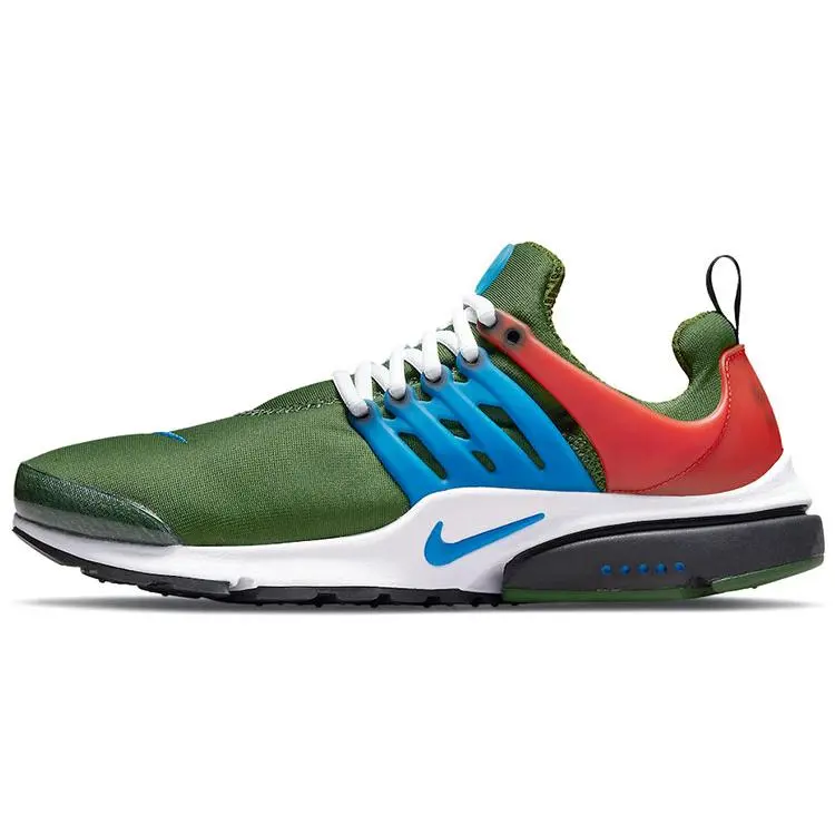 Nike Air Presto Forest Green Running Shoes for Men and Women – Lightweight, Breathable, Cushioned, Non-Slip Verifiable, with credentials and supporting global authentication