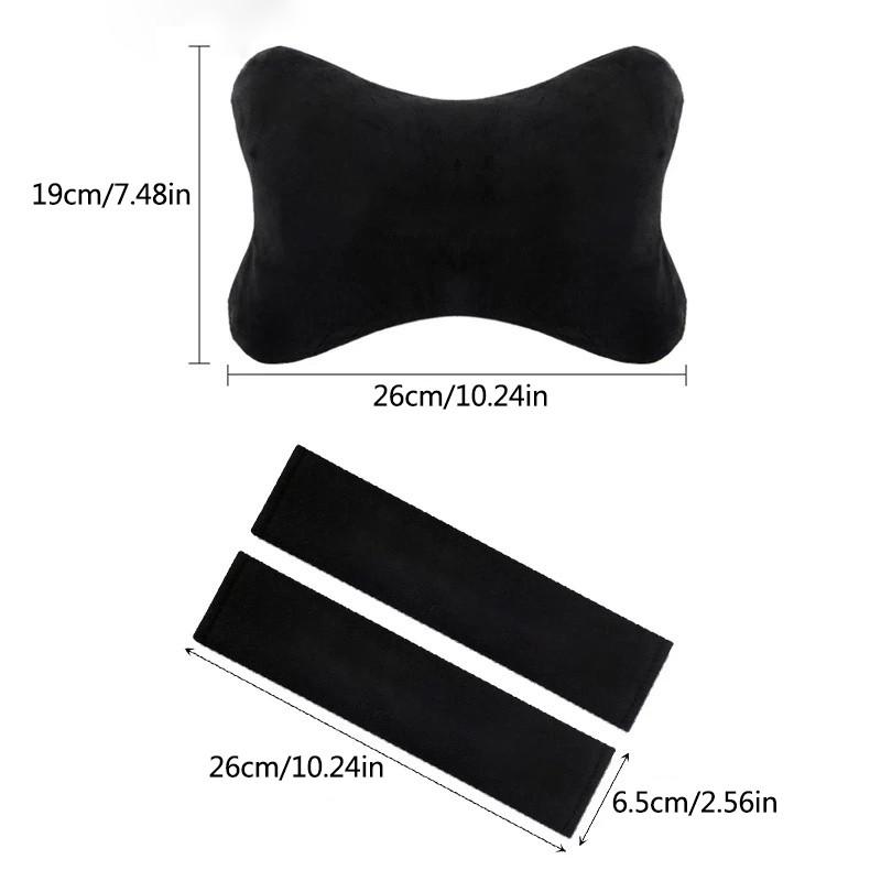 Car Headrest Neck Pillow Brace, Head Support Neck Rest, Car Shoulder Pad, Auto Seat Head Neck Rest Cushion, for Ford Ranger S-Max Focus Galaxy