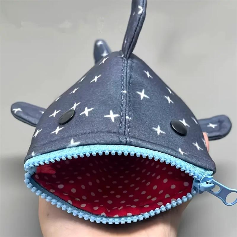Cute Shark Zipper Pouch, Durable Multi-Functional Storage Bag, Organiser, Durable Storage Organizer, Perfect Christmas Gift for Boys & Girls, New Condition
