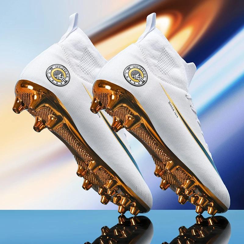 2024 Hot-Selling men's football shoes AG long spikes football shoes boys and girls student Wear-Resistant Training Shoes ，Outdoor Non-Slip outdoor football grass training shoes,shoes Size35-45 charlie jones  cleats