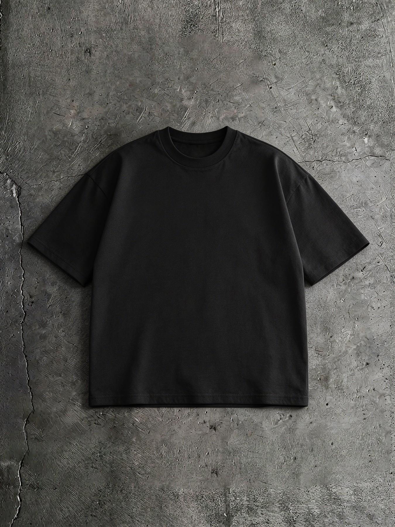 Dark Aesthetic Japanese Spider Web T-Shirt for Men, American High Street Oversize Loose Fit Short Sleeve, Trendy Gothic Style Top