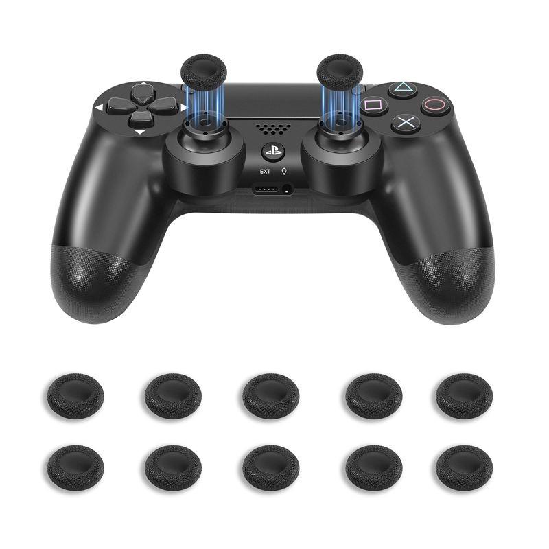 12pcs Ps5/ps4/xbox Controller Joystick Replacement Caps, Grid Texture Mushroom Head Design, Repair Parts for Ps4/ps5/xbox Controllers