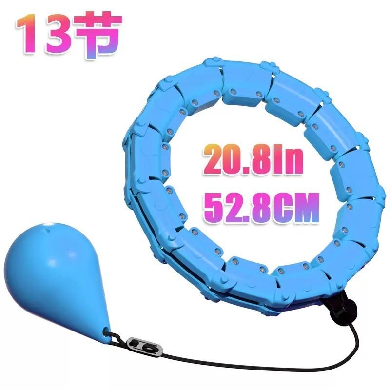 Jkshmyt 47-Inch Round Exercise Circle, 24 Detachable Links, Weighted Circle for Women and Beginners, Ideal for Fitness Training