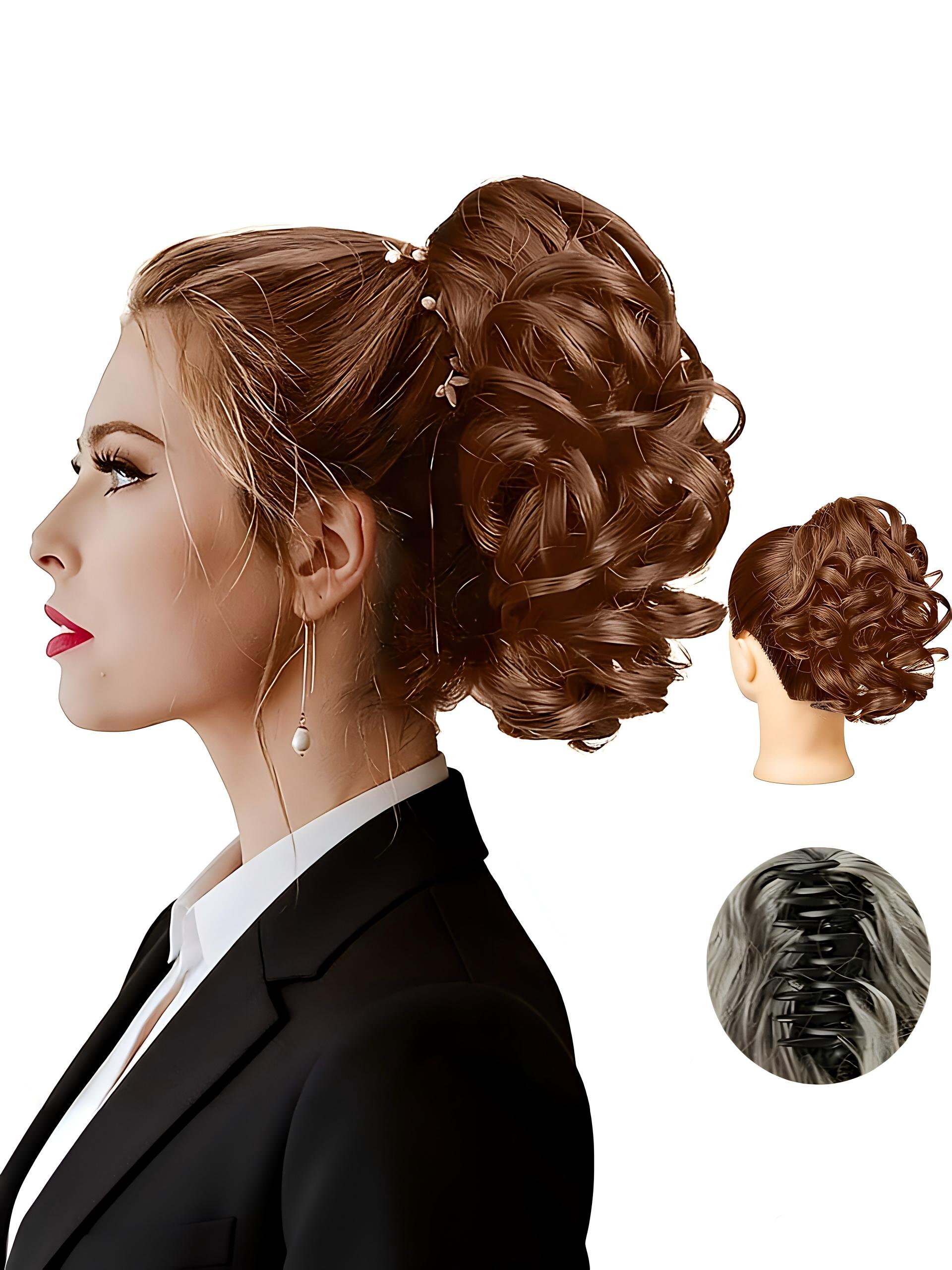 Multi-Color Claw Clip Ponytail Hair Accessory, 14 Inch Wavy Synthetic Fiber, Heat Resistant, Daily Use, Fashionable Hairstyle Solution