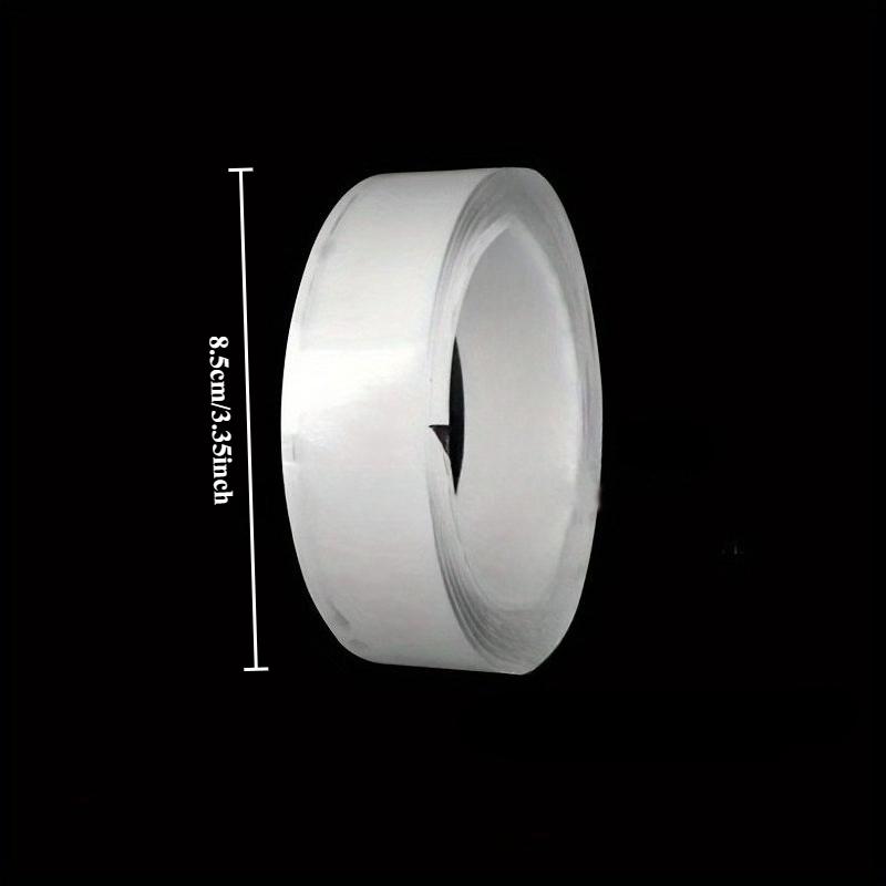 1pc Heavy Duty Double-Sided Tapes, Reusable Traceless Strong Sticky Tape Strips, Multipurpose Removable Washable Clear Mounting Nano Tape For Paste Items In Home/Office/Car