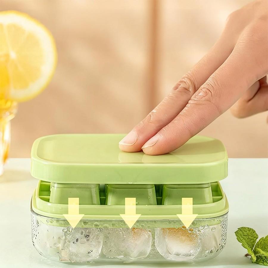 Fast Freeze Ice Cube Tray, BPA-Free Silicone Mold, Rapid Ice Making, Ideal for Party Drinks & Commercial Kitchens