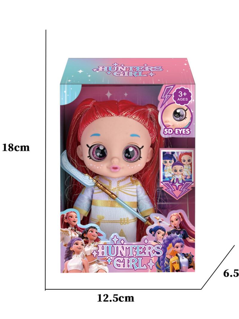 K-Pop Demon Hunter Anime Doll Set, 7 Inch Moveable Figures Rumi Mira Zoe, Cartoon Inspired Collection, Mystery Box Merch Gift, Articulated Figures