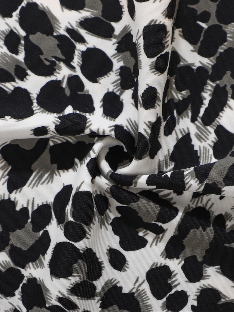 Women's & Leopard Print Underwear Set, Comfortable Seamless Design, Perfect for Yoga & Daily Wear, All Season Essentials