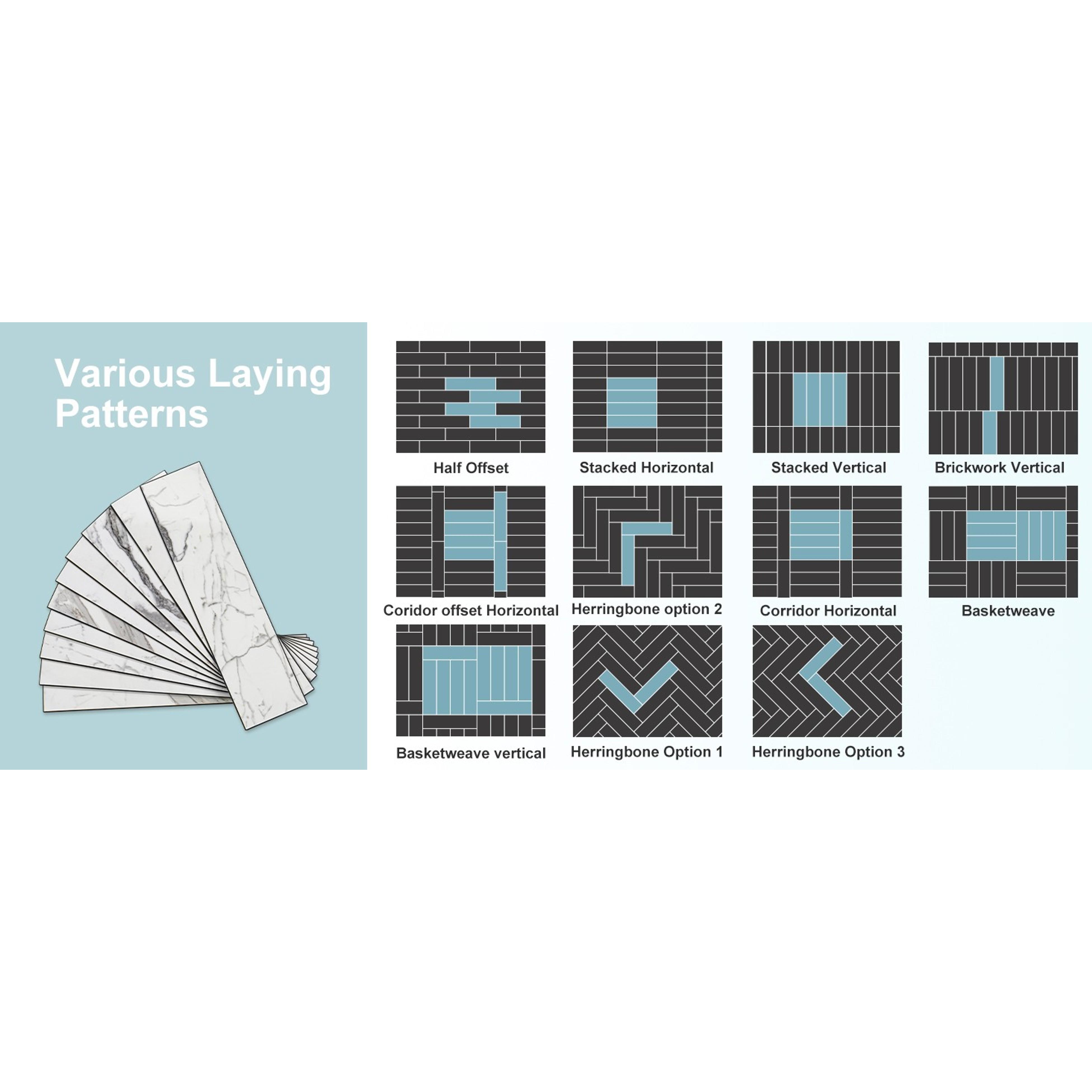 Peel and Stick Backsplash, Glossy 40-Piece 3''x12'' Subway Tile | Statury White with Dark Gray Grout Wall Tile,PVC Faux Stone Stick on Subway Tiles for Kitchen,Bathroom,Laundry,Camper Peel and Stick Backsplash, Glossy 40-Piece 3''x12'' Subway Tile | Statury White with Dark Gray Grout Wall Tile,PVC Faux Stone Stick on Subway Tiles for Kitchen,Bathroom,Laundry,Camper