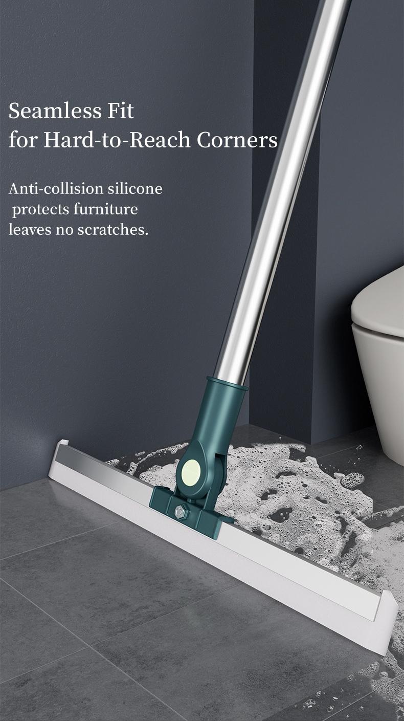 Magic Mop |3-Piece Kit All Surface Sweeper andSqueegee for Wet and Dry Cleaning Dust, Dirt,Liquids, Pet Hair, Tile, Hardwood Floors