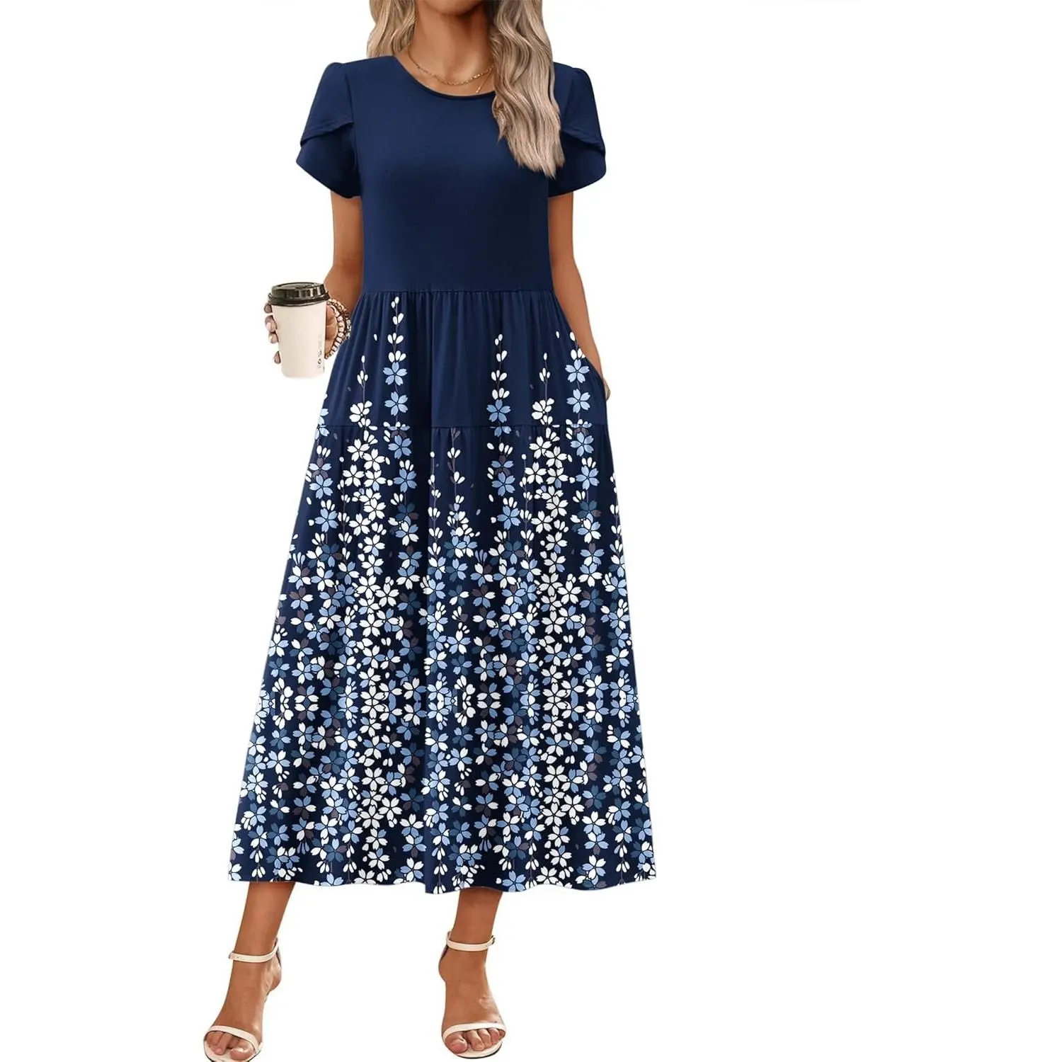 04-navy Blue Flower