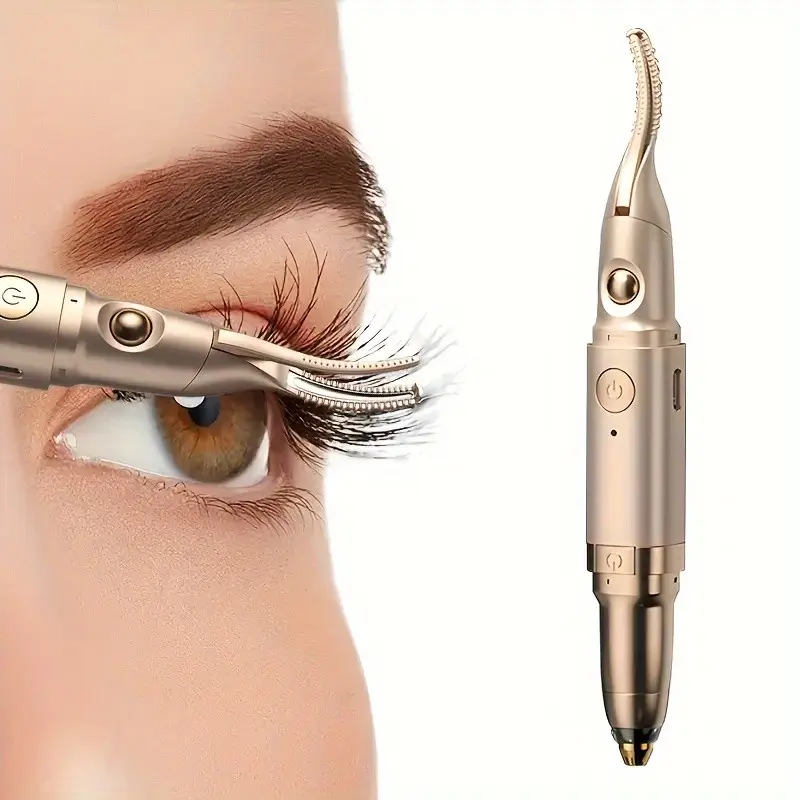 Electric Lash curler, Premium Heated Eyelash Sculpting Device Rechargeable Heated Lash Curler,Heated Eyelash Curler Comb, Gently Heat Lashes to Lift and Curl with No Pinching