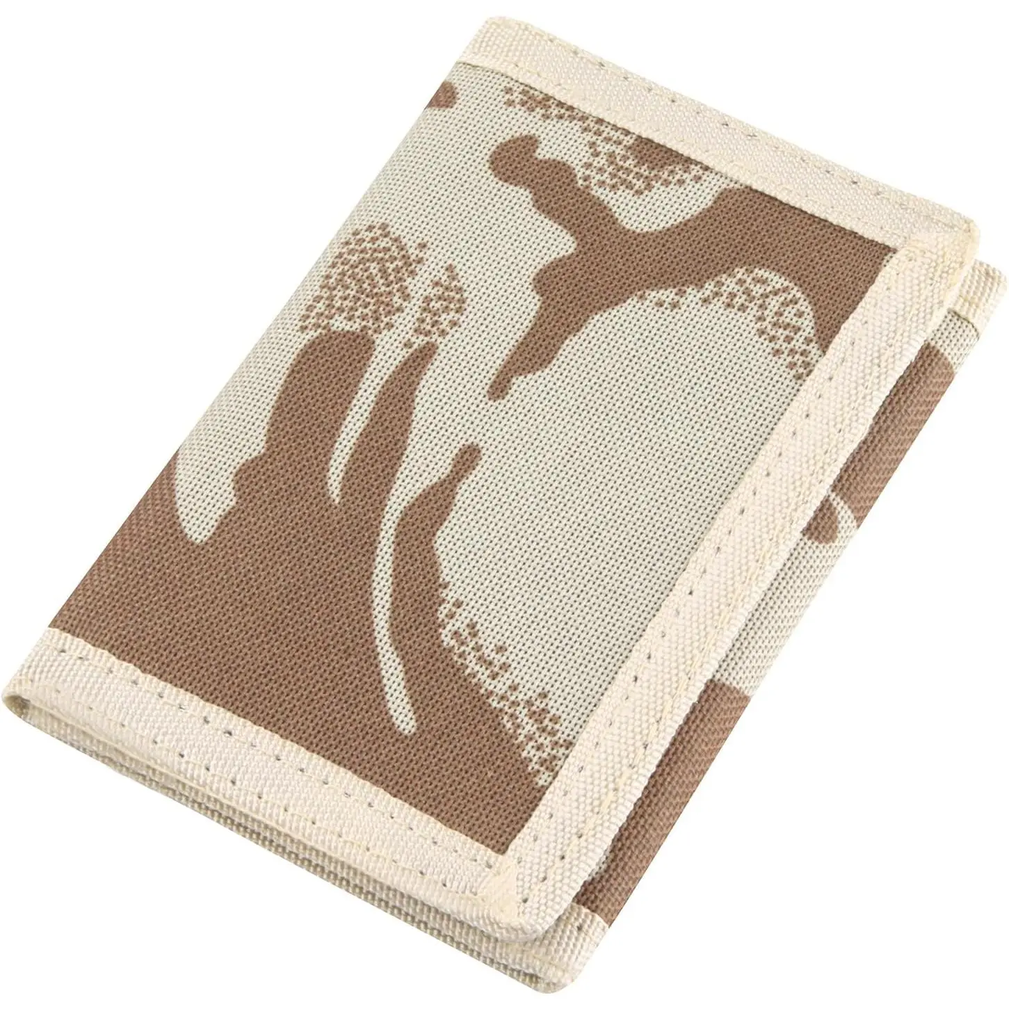 RFID Blocking Canvas Wallet for Men and Women - Camo Trifold Outdoor  Wallets with Magic Sticker for Teen  (Camo Desert)