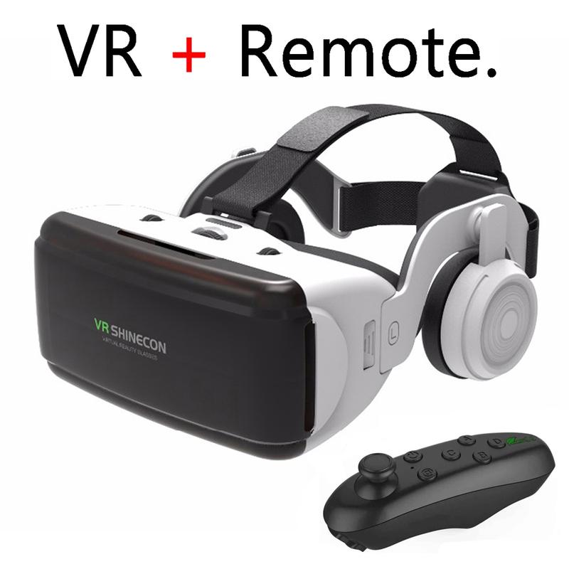 Shinecon Virtual Reality 3D VR Glasses Headset Viar Devices Helmet Lenses Goggle Smart For Smartphone Phone Cell Headphone Gogle VR Headsets