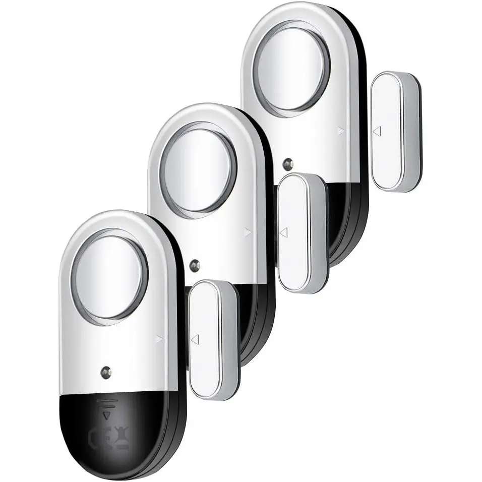 Door and Window Open Alarm Sensor, 3 Pack, 120 dB Loud Security Alarm for Kids, Dementia Patients Safety, Anti-Theft Wireless Protection for Home, Pool, Cabinet, Business