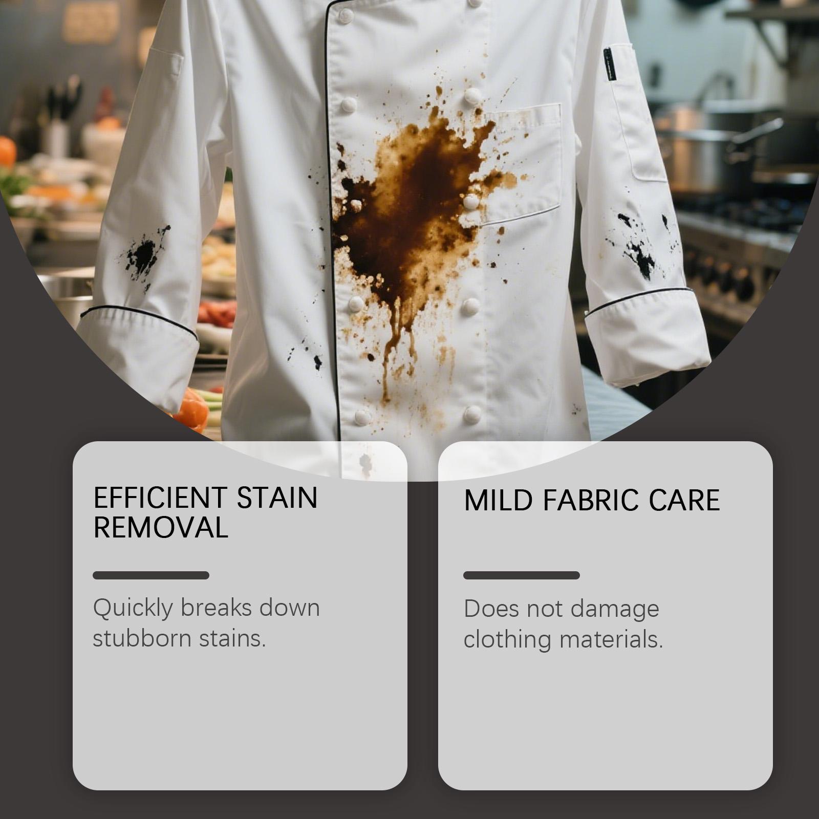 Clothing Cleaner Gentle Grease Stain Remover, Freshen Clothes Care Washing Convenience Daily Cleaning Agent, Easy Use Laundry Detergent