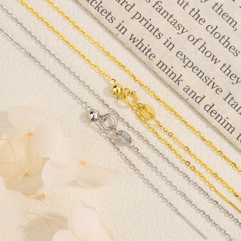 Universal Boxed Chopard Chain 40-55cm Long Chain, with Small Hole Pendant DIY Necklace Universal Chain Gift for Girlfriend