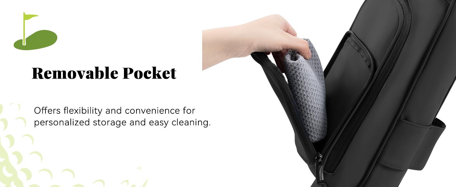 UNIHIMAL Small Par 3 Golf Bag Lightweight Synthetic Leather —Easy to Carry and Durable Pitch n Putt Golf Bag for Men & Women, Waterproof Design UNIHIMAL Small Par 3 Golf Bag Lightweight Synthetic Leather —Easy to Carry and Durable Pitch n Putt Golf Bag for Men & Women, Waterproof Design