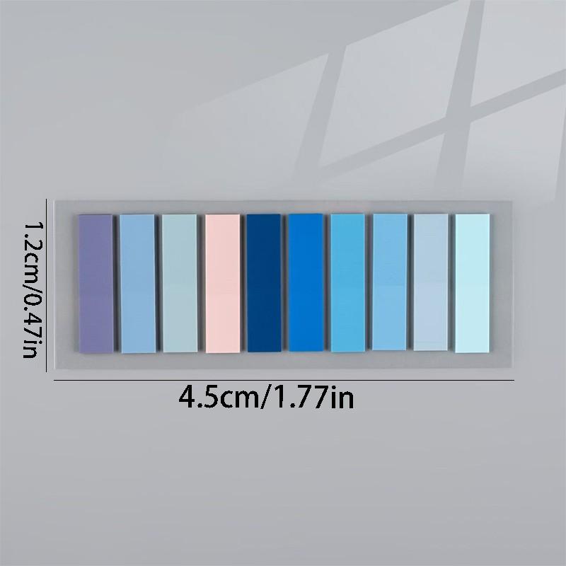 6pcs Colorful Adhesive Sticky Note, Page Markers Sticky Index Tabs, Writable Tabs Stickers For Book Markers, Sticky Labels