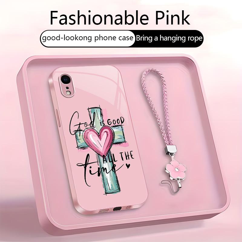 Suitable for [iPhone Xr] Women's high-end phone case，A wide variety of patterns for you to choose from.This phone case prays for you，God will bless you and bring you good luck YM99
