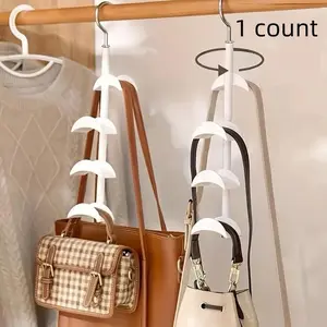 Summer Rotatable Handbag Hanger, 1 Count Modern Simple Multi-purpose Purse Bag Hanger, Bag Hanger Organizer for Daily Use, Summer Gift, Foldable Purse Hook