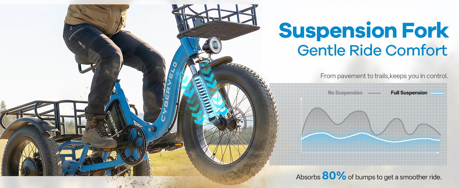 Electric bicycle for adults , three wheels electric bicycle, 48V20.8 Ah large removable battery ,20inch bike with basket ,bicycle for comment  beach  man womens  all terrain , one year warrenty  ,Cybervelo ebike C16