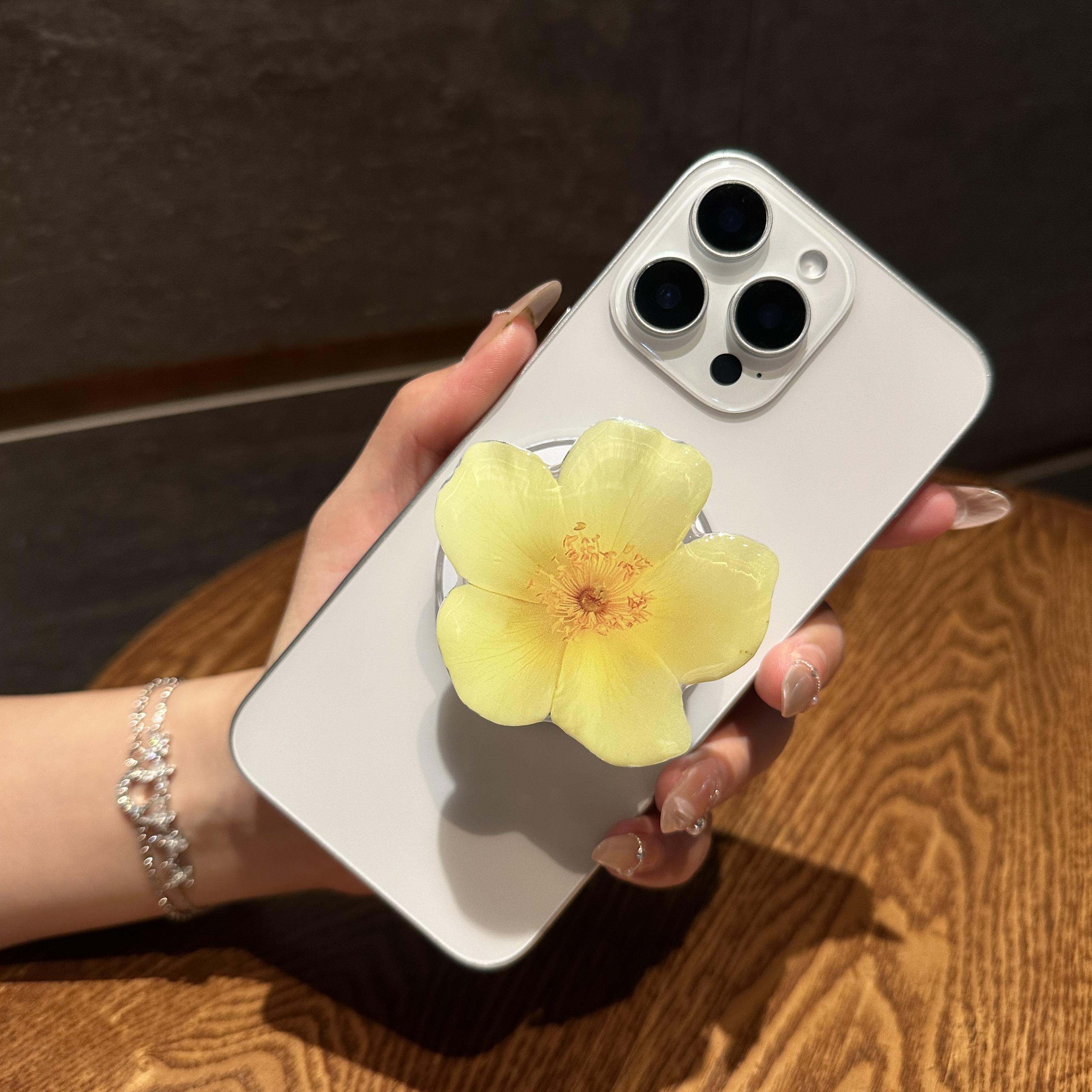 Orchid Acrylic Drop Glue  Phone Stand Desktop Folding Portable Huilan Phone Stand HN122