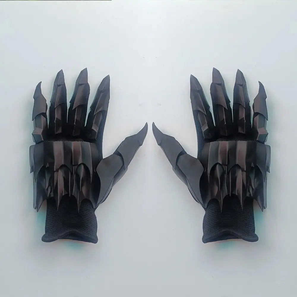 Knight Armor Gloves, 3D Printed Plastic Long Gloves, Sci-Fi Mechanical Role Play Costume, Collectible Model, Adult Unisex Toy Gift, Details