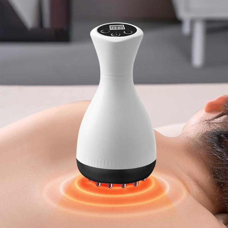 [Renhui] lymphatic  brushElectric Meridian Massager - Full Body Abdomen, Leg, Back and Shoulder Massage, USB Charging TPE Muscle Soothing, Portable Blood Circulation Assistance, Holiday Gifts for Parents, Home Fitness Tools