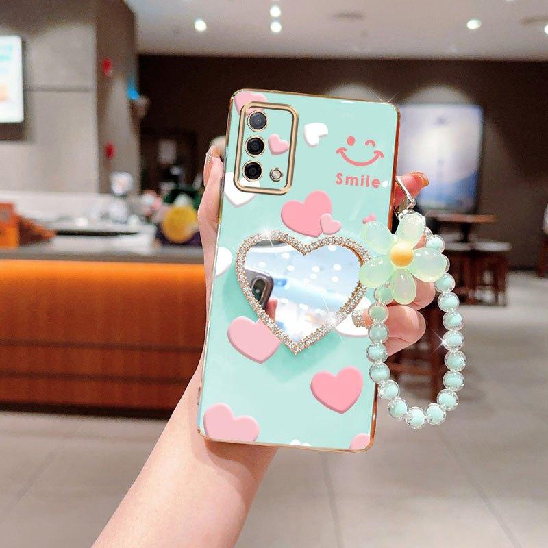 LINER Cover Per OPPO A74 4G - Custodia In TPU Morbida Con Effetto Sfumato Rosa/Viola, Ultra Sottile E Antiurto
