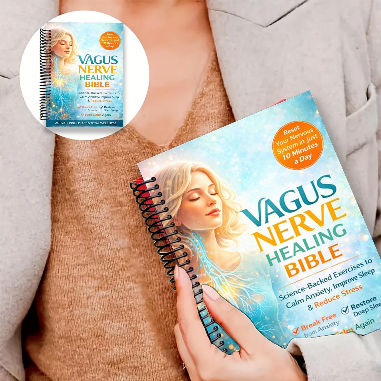 The Vagus Nerve Healing Bible: Master Your Nervous System in Just 10 Minutes a Day – Science-Backed Exercises to Break Free from Anxiety, Stress & Trauma, Restore Deep Sleep, and Feel Calm Again