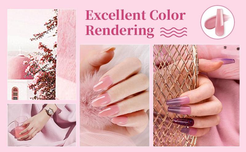 JEWHITENY Poly Extension Gel for Nail, 28 Colors Poly Gel Nail Kit With Nail Lamp Slip Solution Builder Nail Gel Trendy Nail Art Design Nail Extension Gel All In One Nail Kit Easy DIY at Home