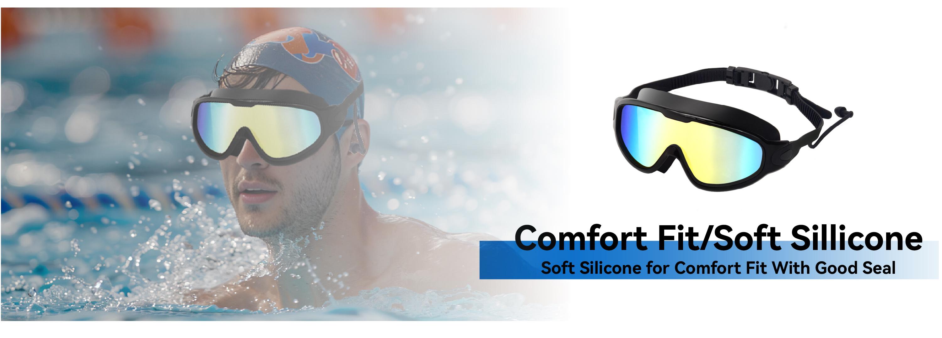 2 Pack Swim Goggles with Waterproof Earplugs & Nose Clip for Adults/Kids, Anti-Fog Full-Coverage 180 ° Wide View Swim Goggles, Bright Multicolor UV Lens, Fit Outdoorfun 2 Pack Swim Goggles with Waterproof Earplugs & Nose Clip for Adults/Kids, Anti-Fog Full-Coverage 180 ° Wide View Swim Goggles, Bright Multicolor UV Lens, Fit Outdoorfun