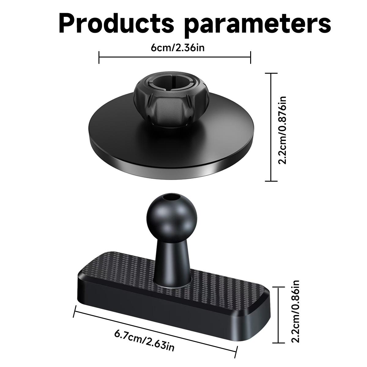 Dual Magnetic Phone Holder for Gym, 360 Adjustable Gym Phone Holder Magnet Compatible with MagSafe & iPhone 12-17 Series, Portable Phone Mount for Gym/Golf Cart/Car, Gym Accessories for Men Women